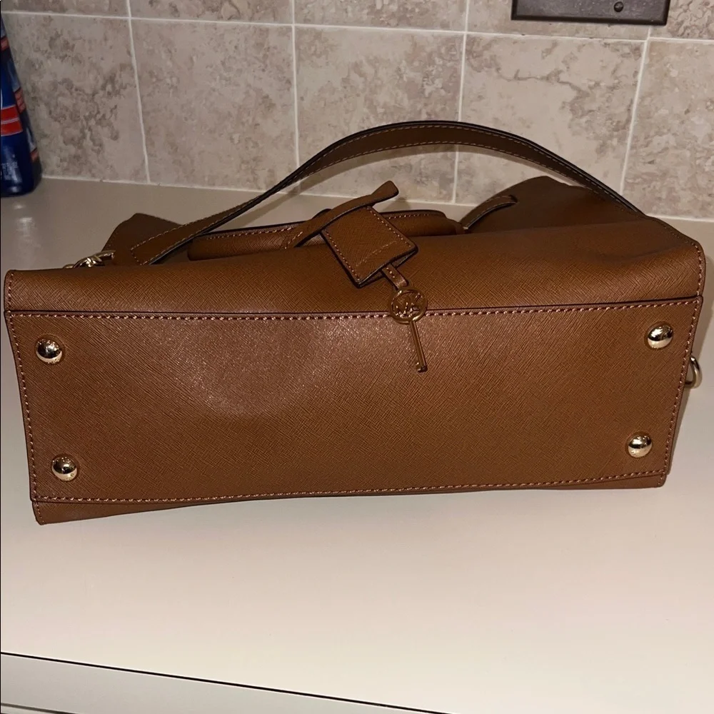 Michael Kors Tan Leather Satchel